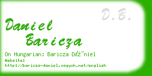 daniel baricza business card